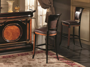 35TH ANNIVERSARY SE 167/B - High wooden stool with back by SCAPPINI & C - view 2